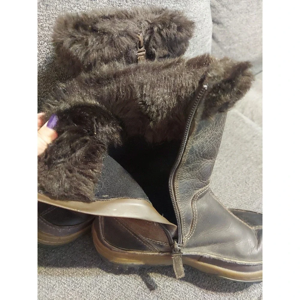 Merrell Decora Chant Boots Brown  Waterproof Leather Insulated 200g Women's 6.5